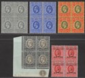 Click for more photos and details East Africa Uganda 1912 King George V Part Block Set to 75c Mint