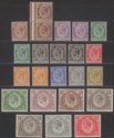 Kenya and Uganda 1922 King George V Set to 5sh with Shades Mint SG76-92