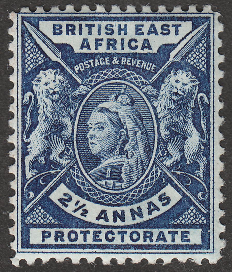 British East Africa 1896 QV 2½a Deep Blue Mint SG68