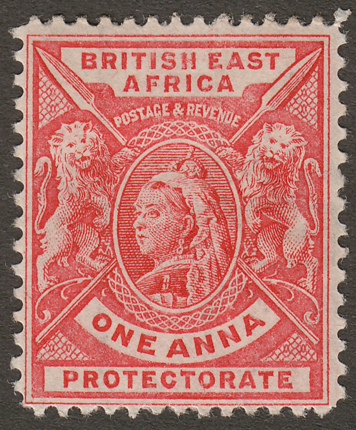 British East Africa 1896 QV 1a Bright Rose-Red Mint SG66a