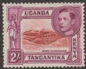 Click for more photos and details Kenya Uganda Tanganyika 1941 KGVI 2sh Lake-Brown + Brown-Purple p14 Mint SG146a