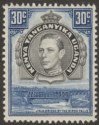 Click for more photos and details Kenya Uganda Tanganyika 1938 KGVI 30c Black + Violet-Blue p13¼ Mint SG141 cat£55