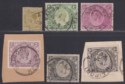 Kenya and Uganda 1922 KGV 75c, 1sh, 2sh, 3sh Part Set Used