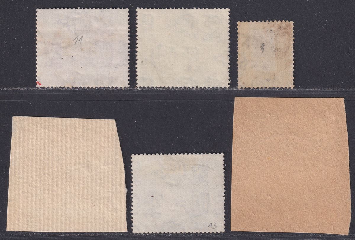 Kenya and Uganda 1922 KGV 75c, 1sh, 2sh, 3sh Part Set Used