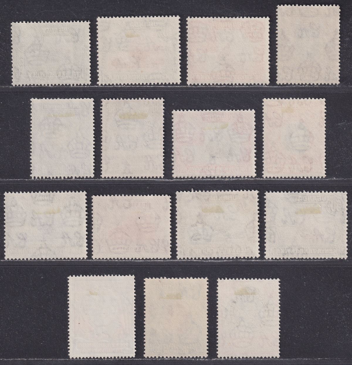 Kenya Uganda Tanganyika 1938-54 KGVI Part Set to £1 Mint
