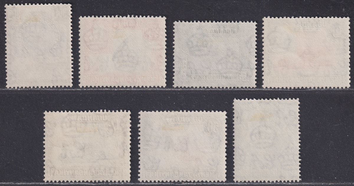 Kenya Uganda Tanganyika 1949-52 KGVI Part Set to 1sh Mint