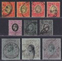 Click for more photos and details East Africa Uganda 1912 King George V Part Set 25c to 1r Used