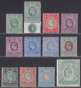 East Africa Uganda 1904-07 King Edward VII Set to 1r Mint SG17-26