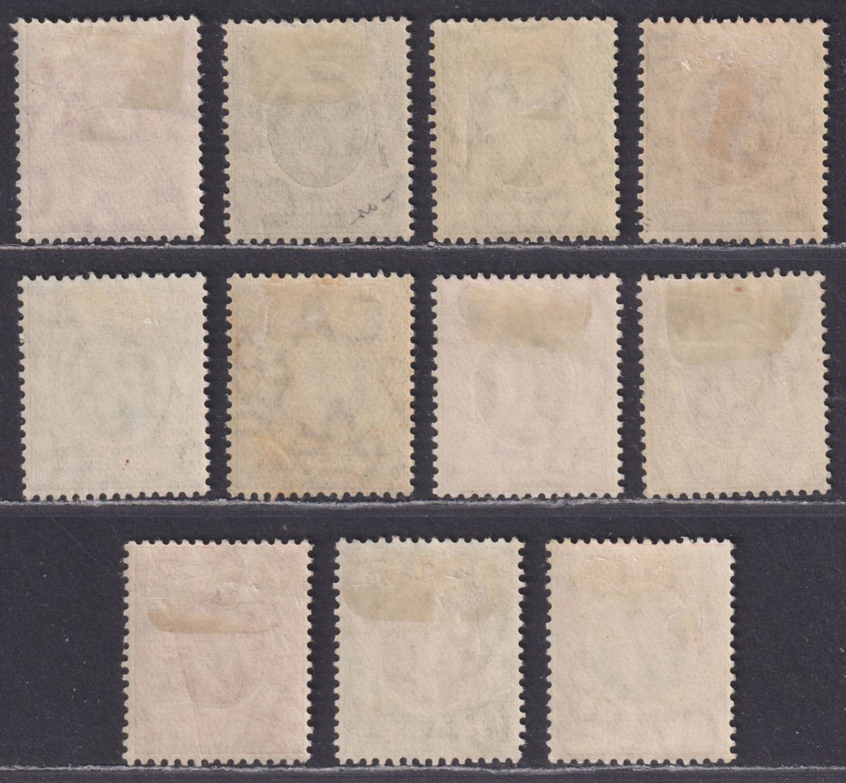 East Africa Uganda 1907-10 KEVII Set + 6c Redrawn Mint SG34-43 cat £145