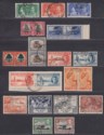 Kenya Uganda Tanganyika 1937-52 KGVI Selection Used inc Overprint Set
