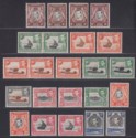Kenya Uganda Tanganyika 1938-54 KGVI Set with Shades Mint SG131-150b cat £300+