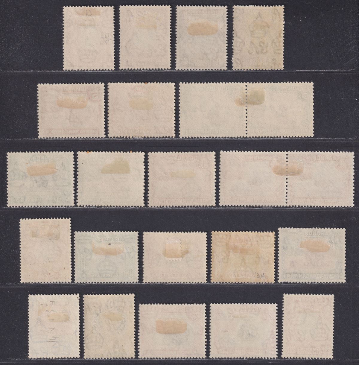 Kenya Uganda Tanganyika 1938-54 KGVI Set with Shades Mint SG131-150b cat £300+