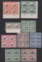 Kenya Uganda Tanganyika 1950-54 KGVI Part Set to 40c + Royal Visit Blocks Mint