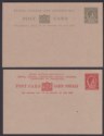 Kenya Uganda Tanganyika KGVI 10c, 15c Postal Stationery Postcards Unused