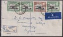 Kenya Uganda Tanganyika 1952 KGVI Royal Visit Regd First Day Cover RUMURUTI Pmk