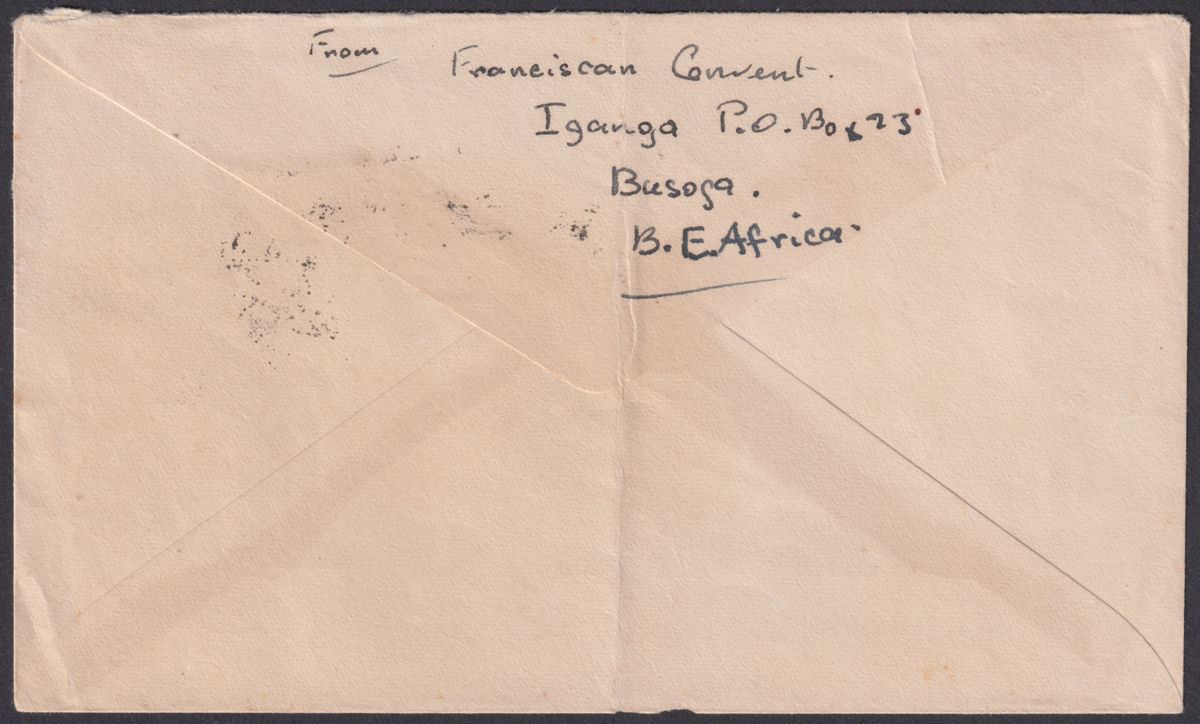 Kenya Uganda Tanganyika 1948 KGVI Royal Silver Wedding 20c Cover w KIGANGA Pmk