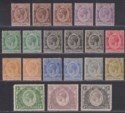 Click for more photos and details Kenya and Uganda 1922 KGV Part Set to 3sh Mint