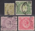 Click for more photos and details Kenya and Uganda 1922 KGV 75c, 1sh, 2sh, 5sh Part Set Used cat £56