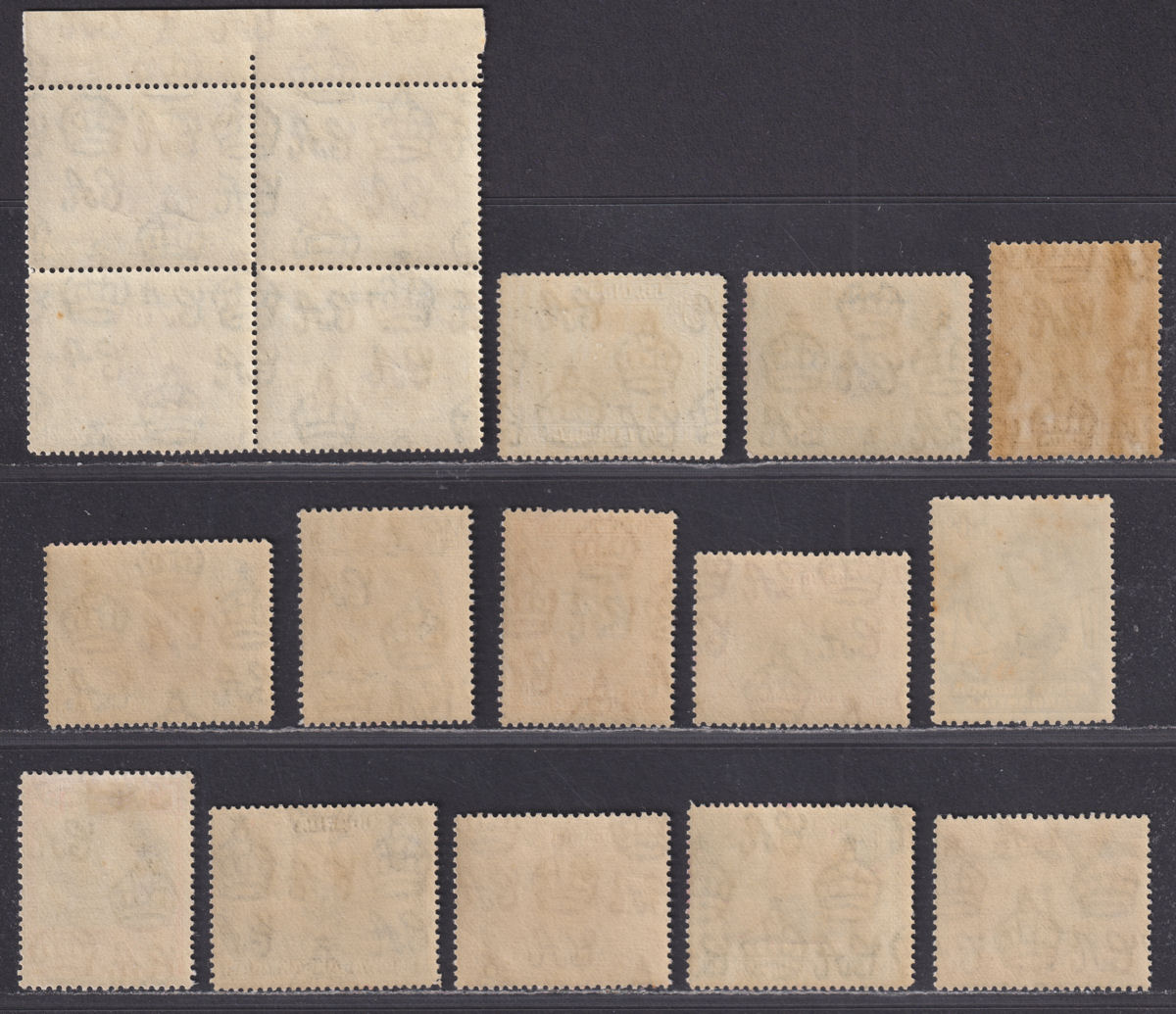 Kenya Uganda Tanganyika 1935 King George V Set to 5sh Mint SG110-121