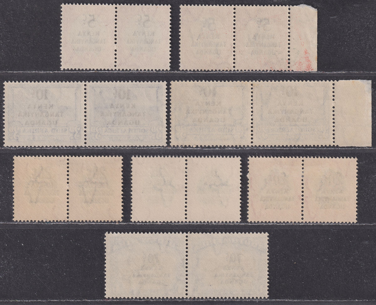 Kenya Uganda Tanganyika 1941-42 KGVI Surcharge Set Mint SG151-154 cat £25+