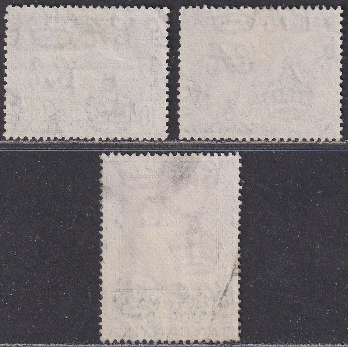 Kenya Uganda Tanganyika 1954 QEII 5sh, 10sh, £1 Used SG178-180a