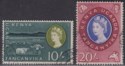 Kenya Uganda Tanganyika 1960 QEII 10sh, 20sh Used SG197-198 cat £40