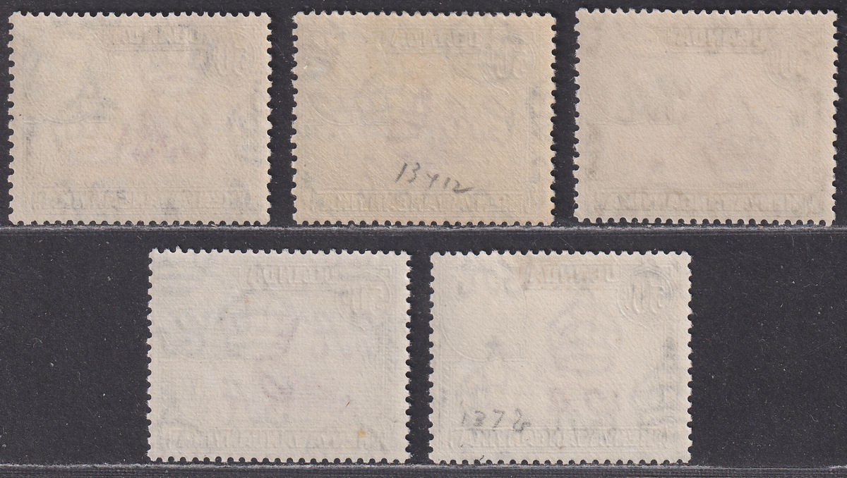 Kenya Uganda Tanganyika 1938-49 KGVI 50c p13x11¾ p13x12½ Mint SG144-144e