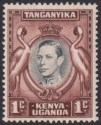 Click for more photos and details Kenya Uganda Tanganyika 1942 KGVI 1c Bird