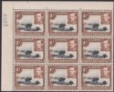 Click for more photos and details Kenya Uganda Tanganyika 1942 KGVI 1sh Sheet No p13x11¾ Block Mint SG145a c£270