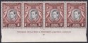 Click for more photos and details Kenya Uganda Tanganyika 1942 KGVI 1c Strip w A of CA Missing Mint SG131ab c£225