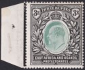 Click for more photos and details East Africa Uganda 1907 KEVII 3r Grey-Green + Black Marginal Mint SG28 cat £140