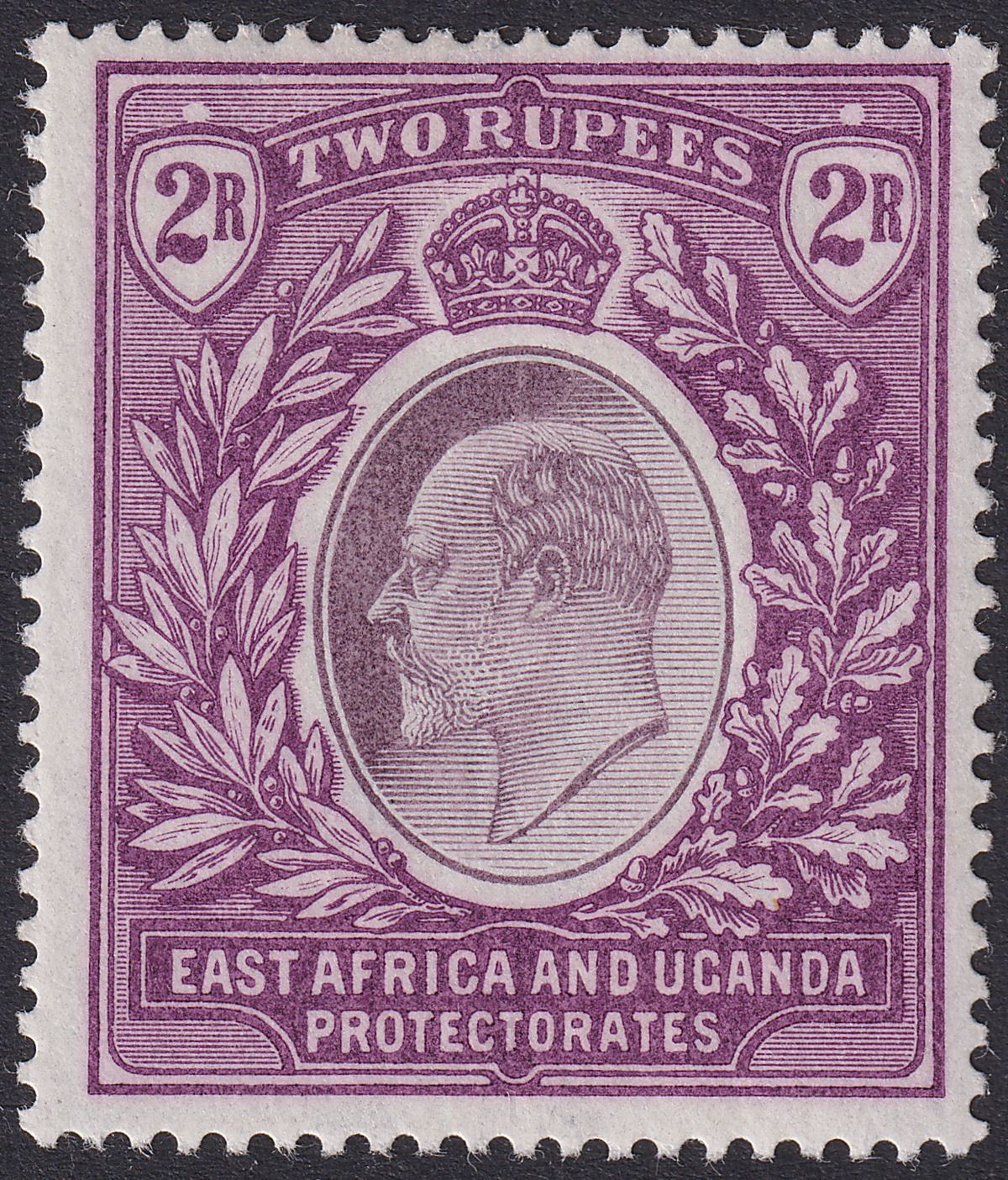 East Africa Uganda 1903 KEVII 2r Dull and Bright Purple Mint SG10 cat £140