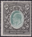 East Africa Uganda 1903 KEVII 3r Grey-Green and Black Mint SG11 cat £190
