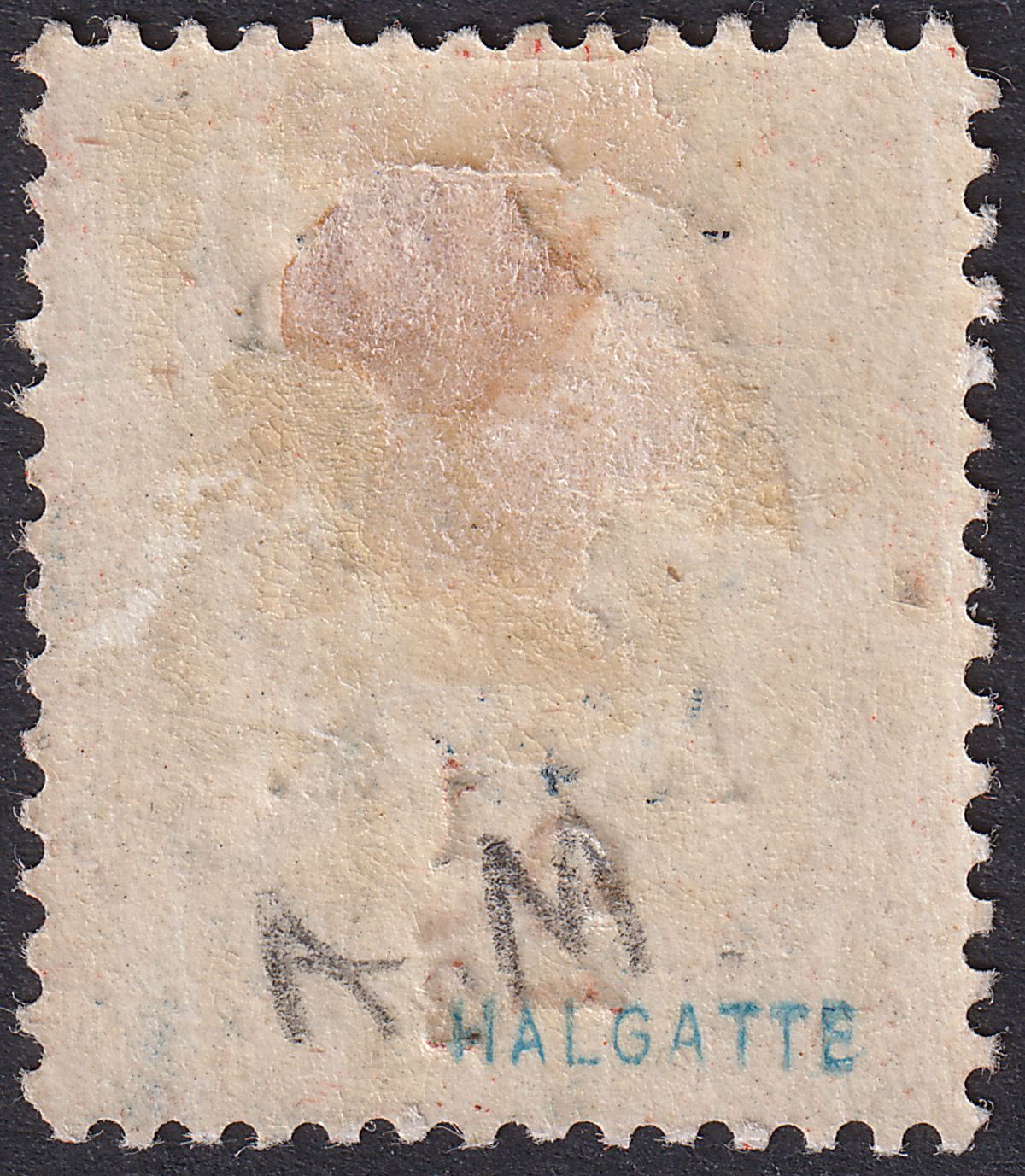 British East Africa 1897 QV UPU Opt Zanzibar 2½a on 1a Diagonal Bar Mint c£1500