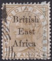 British East Africa 1895 QV Opt on India 6a Pale Brown Used SG56 cat £65