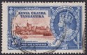 Kenya Uganda Tanga 1935 KGV Silver Jubilee 30c Line By Turret Used SG125f c£225