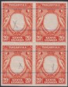 Kenya Uganda Tanganyika 1938 KGVI 20c Frame Only Ungummed Printers Proof SG139P