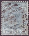 Click for more photos and details Lagos 1884 QV 2d Grey Used SG23