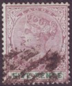 Click for more photos and details Lagos 1894 QV 5d Dull Mauve and Green Used SG34