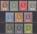 Click for more photos and details Leeward Islands 1907-11 King Edward VII Set Mostly Mint SG36-45 cat £150 - TONES