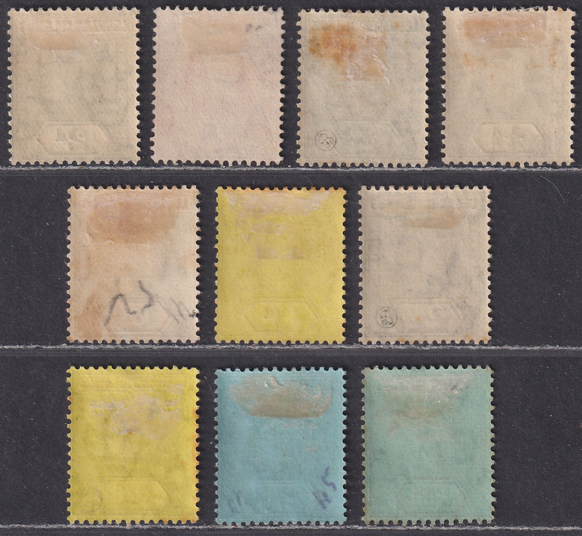 Leeward Islands 1907-11 King Edward VII Set Mostly Mint SG36-45 cat £150 - TONES