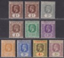 Click for more photos and details Leeward Islands 1912-32 King George V Selection to 5d Mint