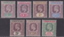 Leeward Islands 1902 King Edward VII Set to 1sh Mint SG20-26