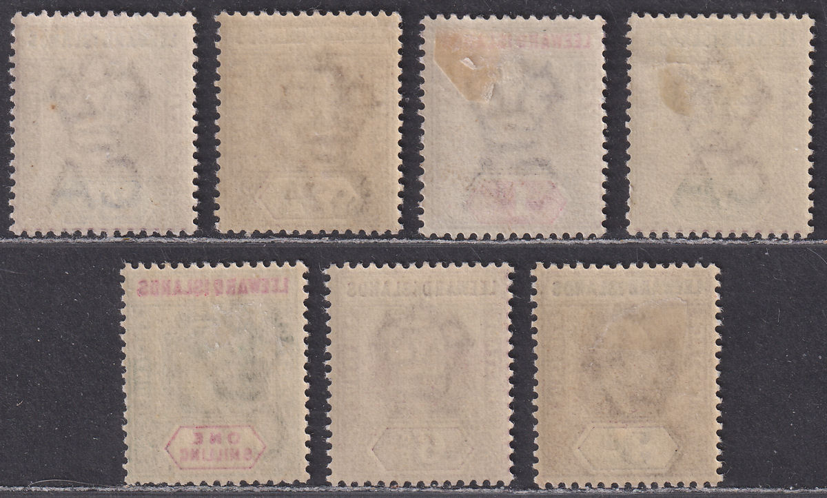 Leeward Islands 1902 King Edward VII Set to 1sh Mint SG20-26