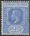Click for more photos and details Leeward Islands 1931 KGV 2½d Bright Blue Die I Mint SG85