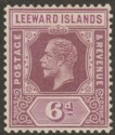 Click for more photos and details Leeward Islands 1931 KGV 6d Dull and Bright Purple Die I Mint SG86