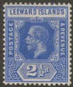 Leeward Islands 1914 KGV 2½d Deep Bright Blue Mint SG50a