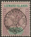Click for more photos and details Leeward Islands 1897 QV Jubilee Overprint ½d Dull Mauve and Green Mint SG9