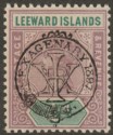 Leeward Islands 1897 QV Jubilee Overprint ½d Dull Mauve and Green Mint SG9