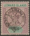 Leeward Islands 1897 QV Jubilee Overprint ½d Dull Mauve and Green Mint SG9